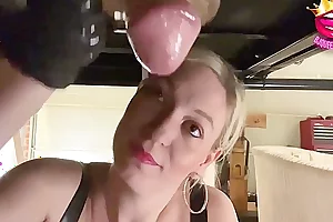 Close Up Ruined Multiple Times Into A Glass On The